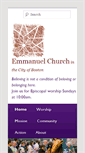 Mobile Screenshot of emmanuelboston.org